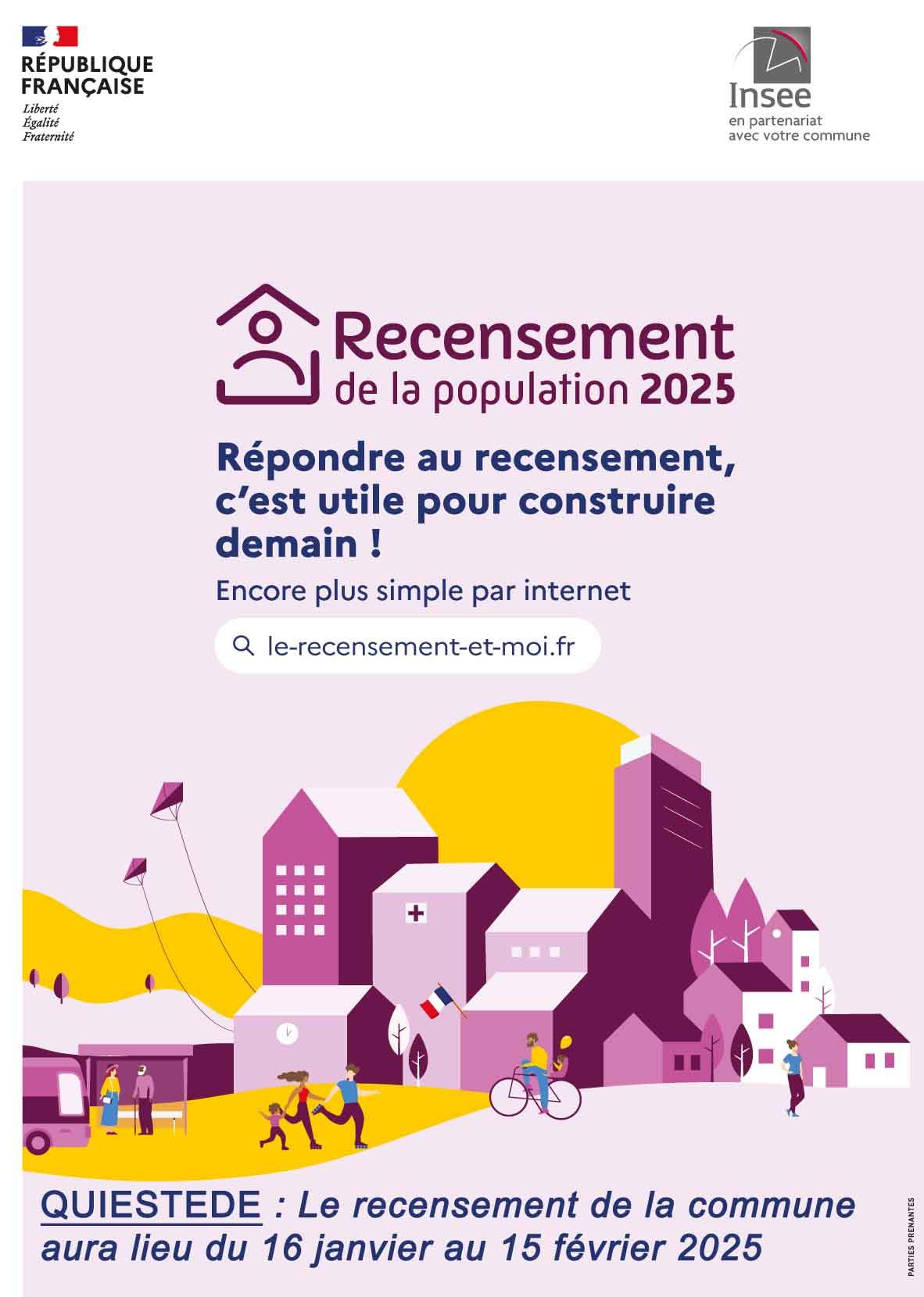 Affiche recensement